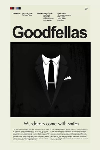 Goodfellas Movie Poster Replica 13x19" Photo Print